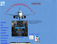 Tablet Screenshot of 737flightsimulator.co.uk